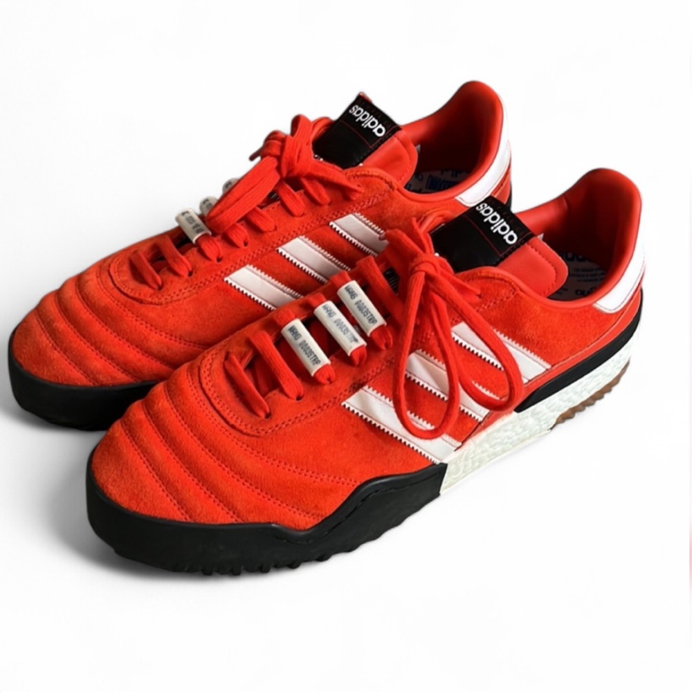 Adidas x Alexander Wang Originals Bball Soccer Suede Sneakers in Bold Orange